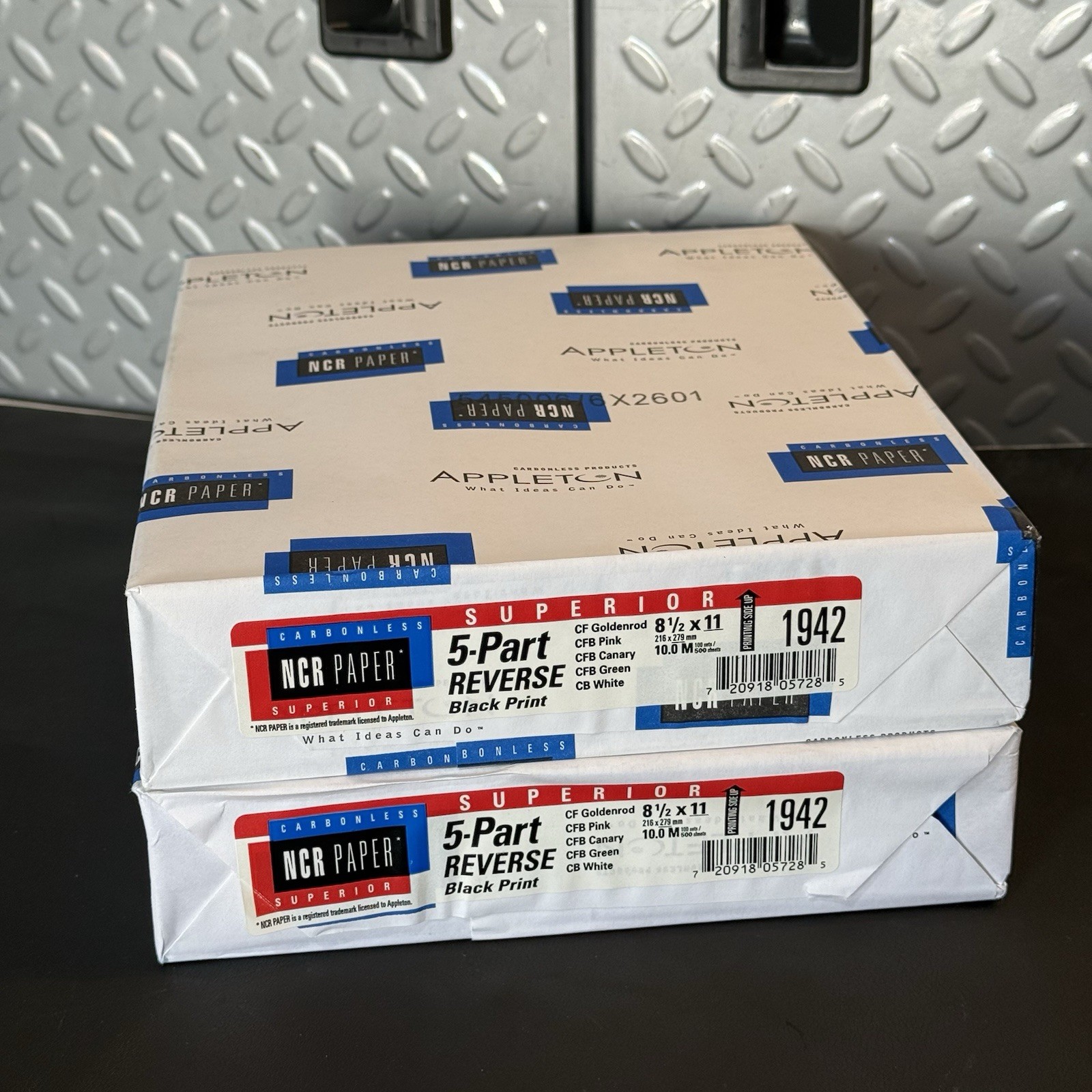 2 reams (1000 sheets) of 5 Part NCR Carbonless Paper Size 8.5″ x 11″