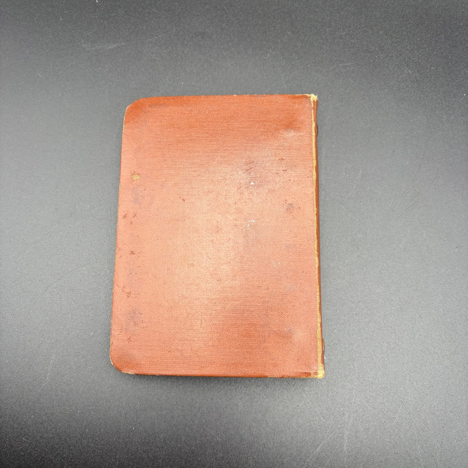 Antique Brown Mini 6 Ring Notebool Journal Vintage Binder
