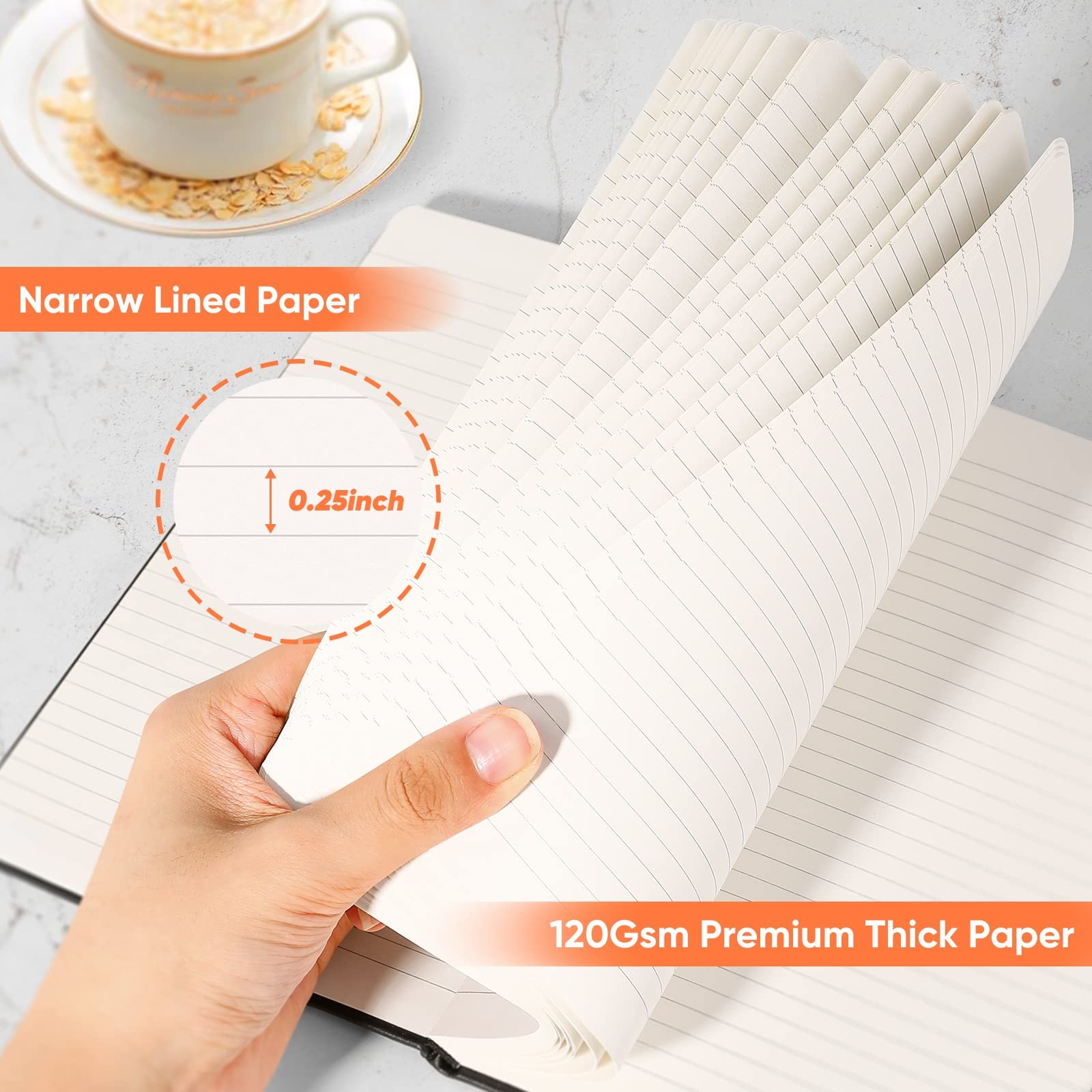 Lined Journal Notebook, 20 Pack Hardcover College Ruled Notebooks for Work Sc…