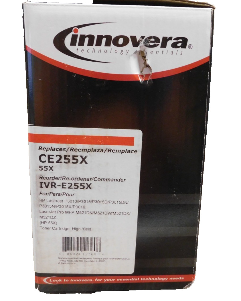 Innovera E255X Remanufactured Ce255x High-Yield Toner – Black New