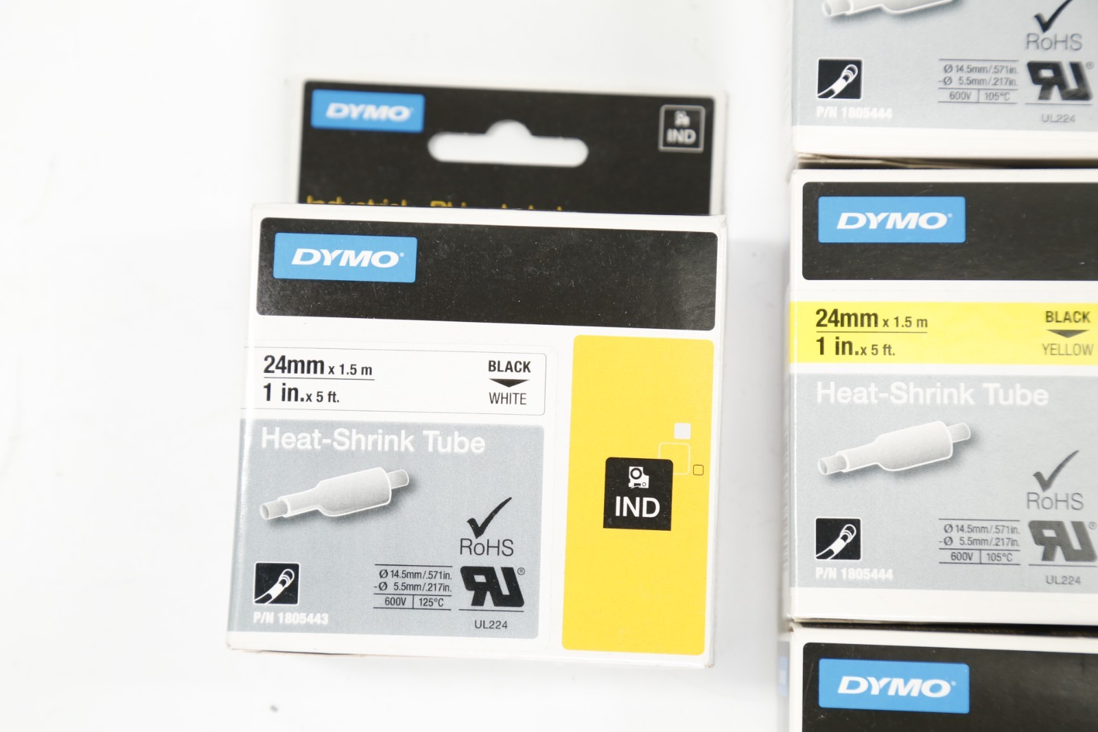 Lot of 7 Heat-Shrink Tube For DYMO Rhino 4200, 5200, 6000