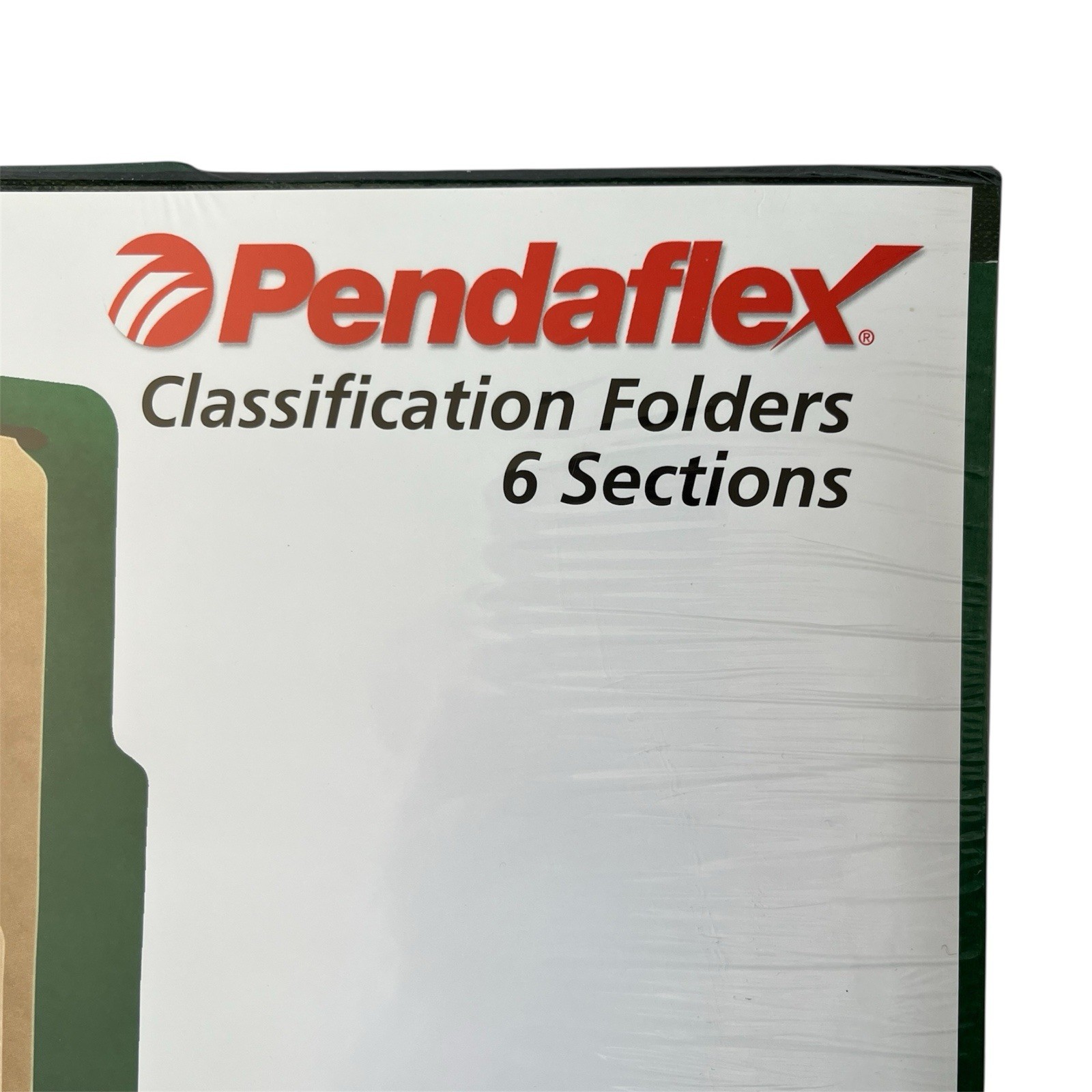 NEW Pendaflex Green Classification Folders 6 Sections Legal Size 2 Dividers