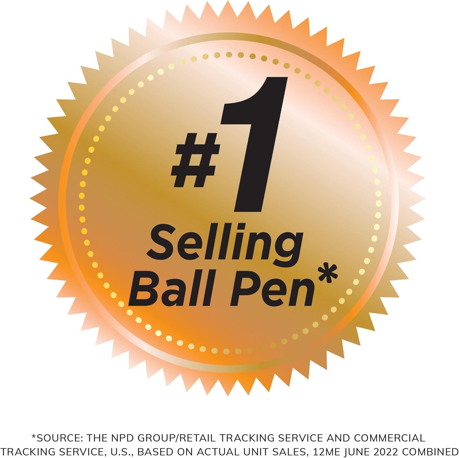 Bic Round Stic Xtra Life Ballpoint Pen, Medium Point (1.0Mm), Black, 12-Count