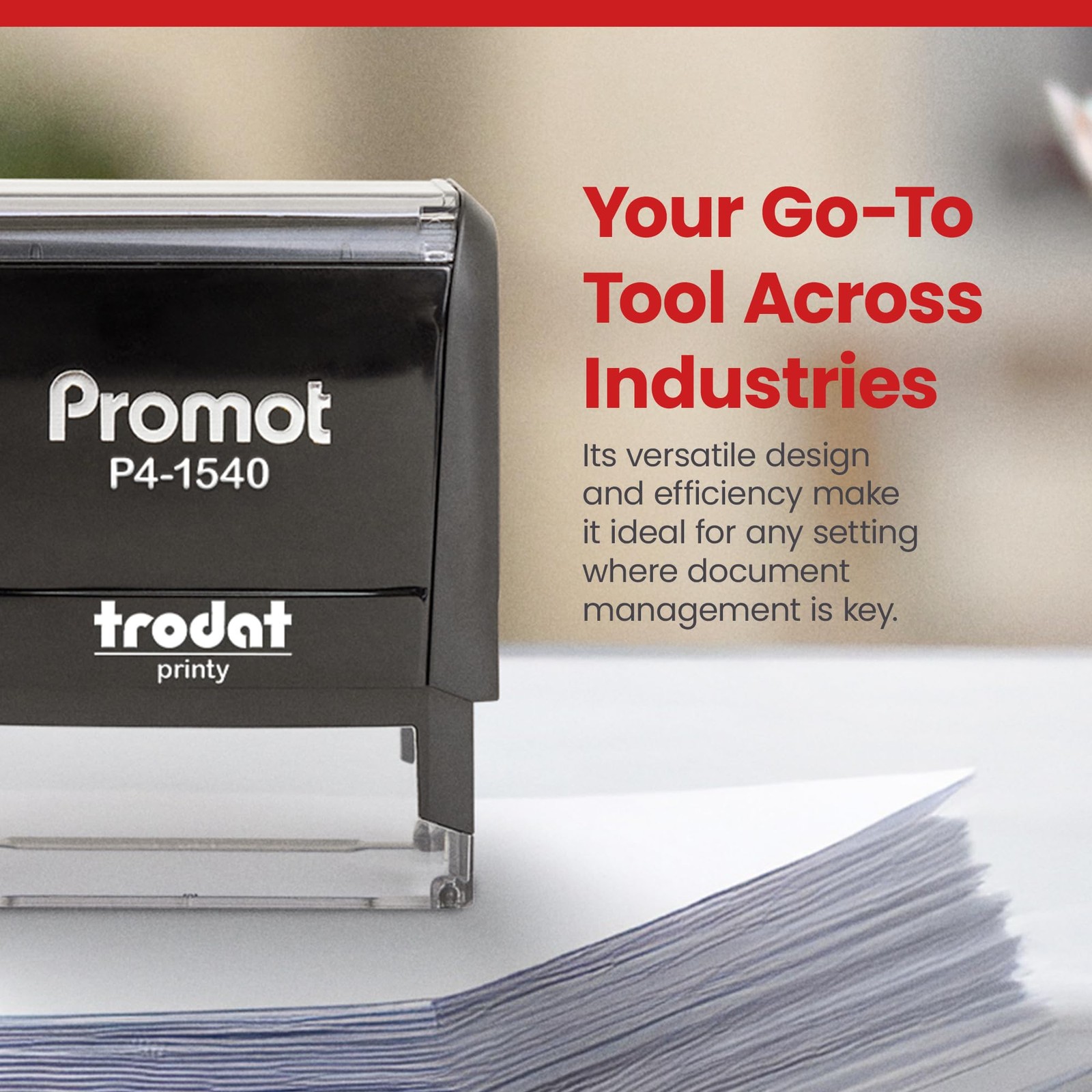Invoiced Self Inking Rubber Stamp Commercial Office Ink Stamps