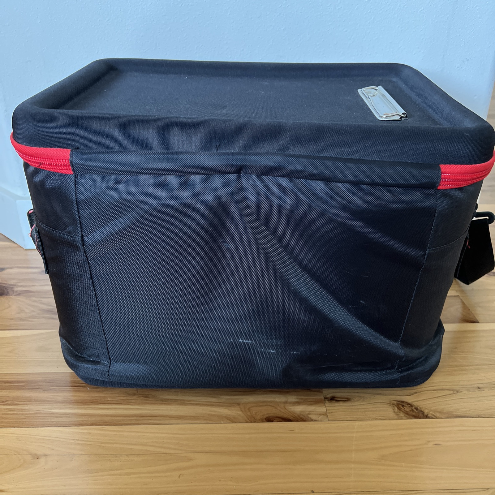 Uline Portable Mobile Desk Box Container Carrying Case Laptop File Clipboard