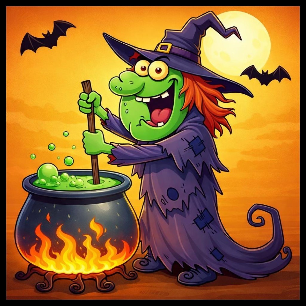 30 Custom Halloween Witch Potion Personalized Address Labels