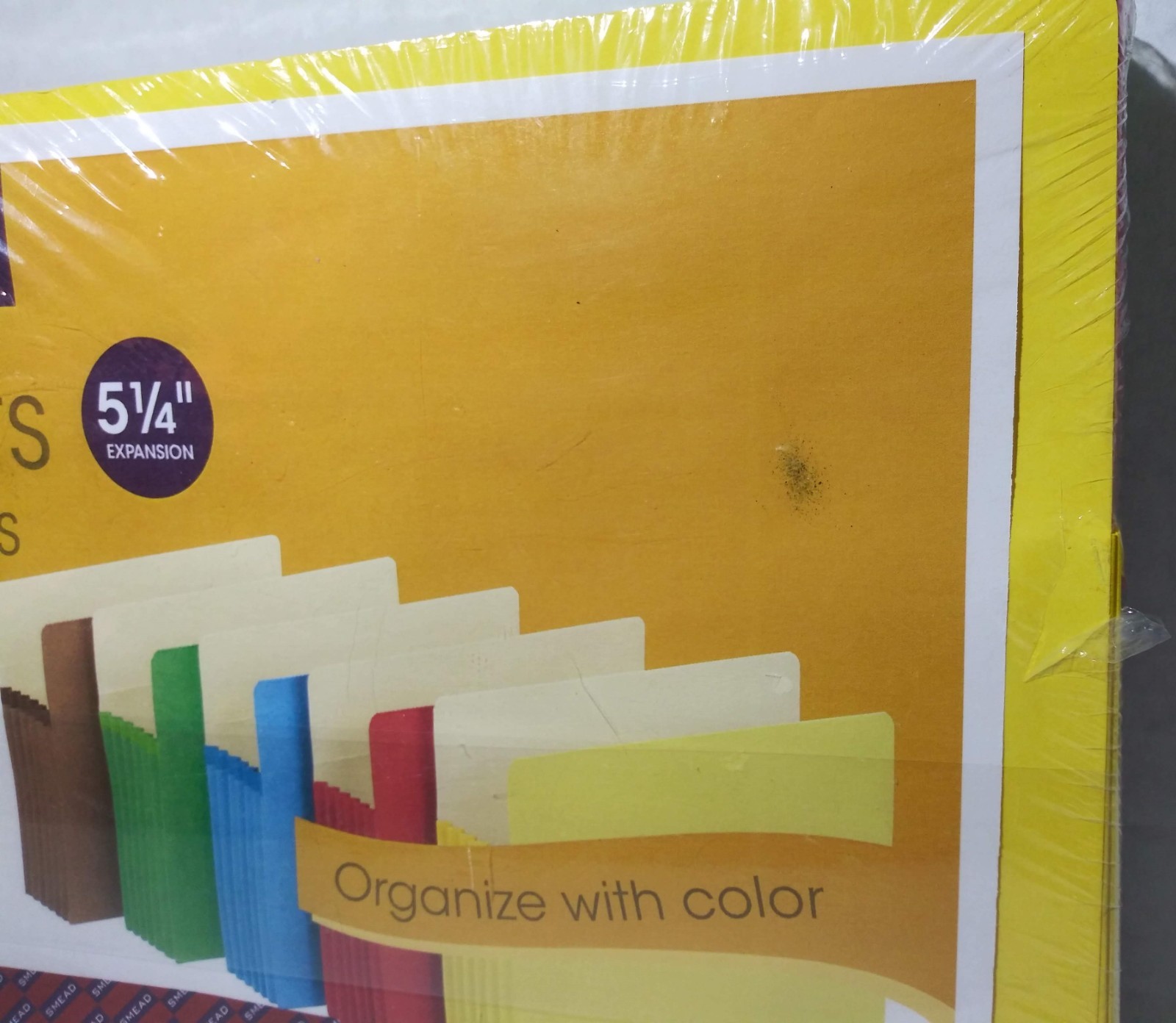 Smead Brights File Pockets Letter Size Assorted Colors 5/Pack (73892) – NEW!
