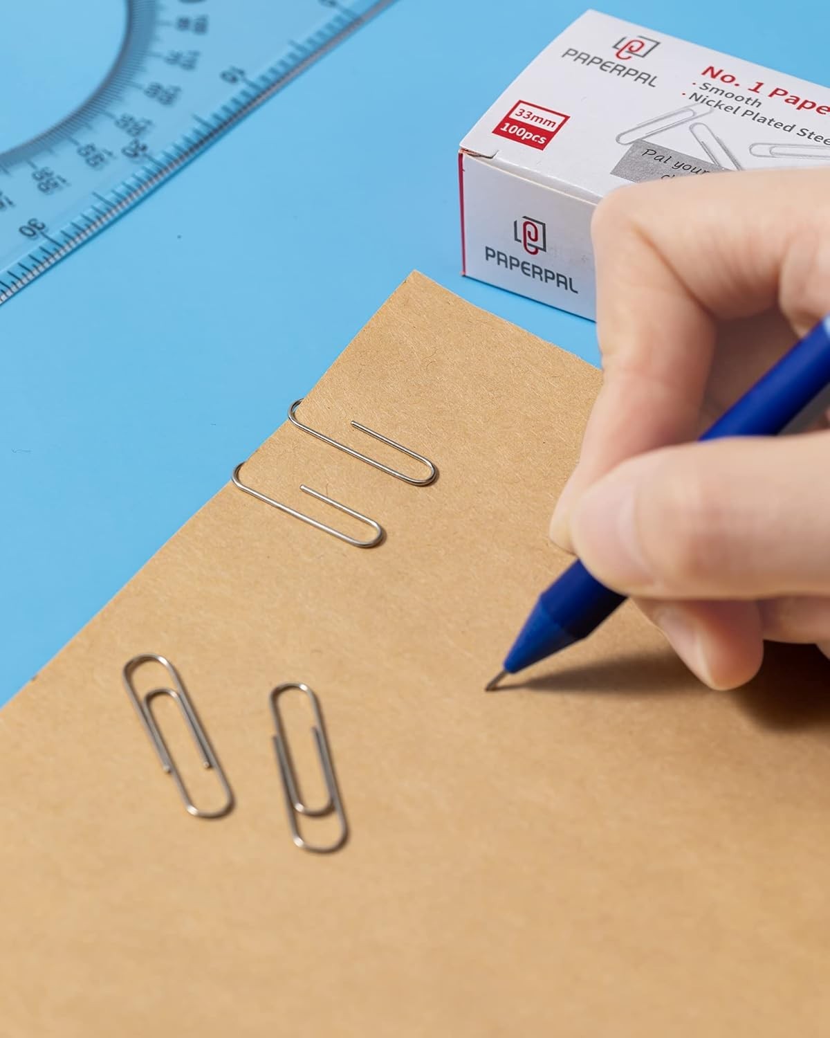 Smooth Finish Silver Paper Clips – 2000 Count for Elegant Document Management