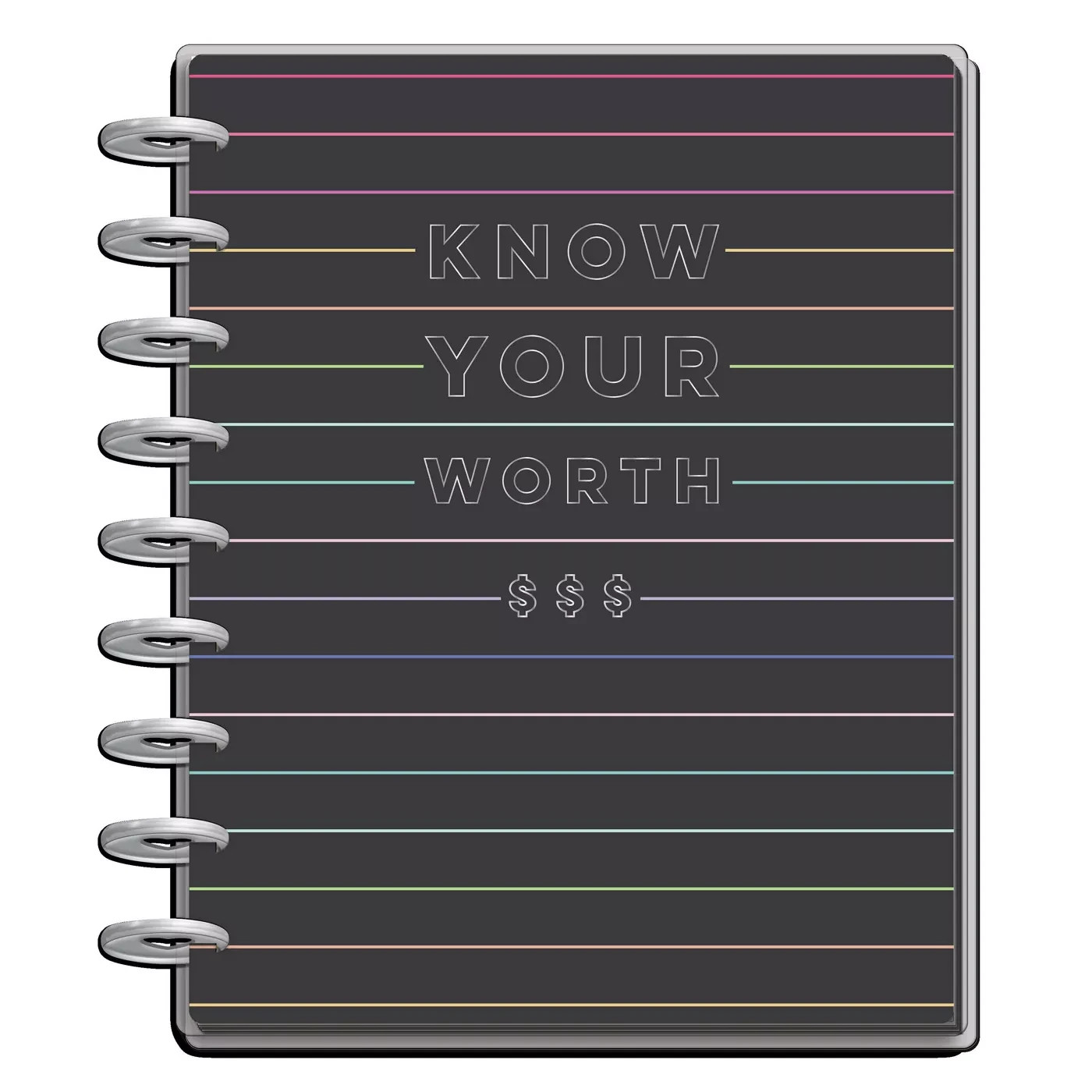 Happy Planner Know Your Worth Budget Edition Classic Disc Undated 12 Month New