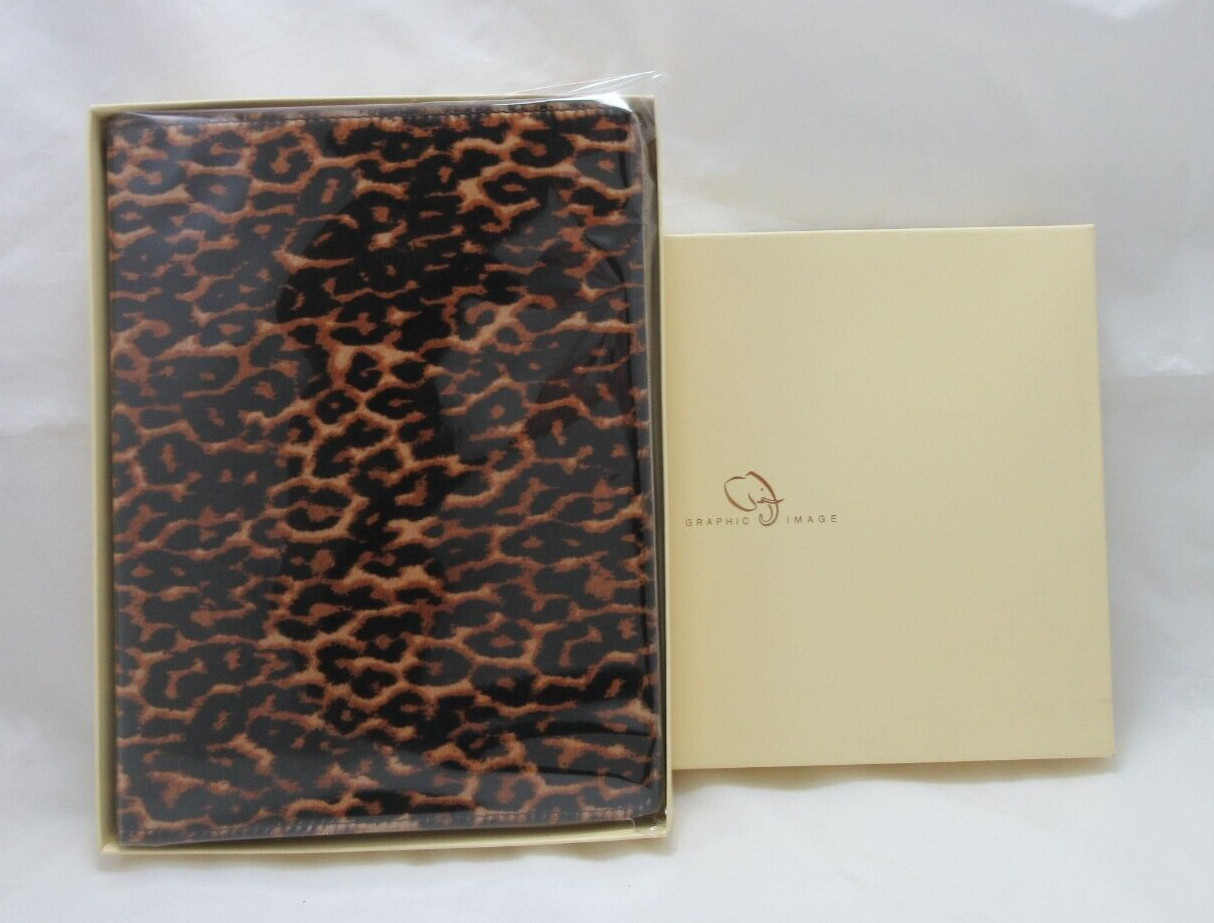 Graphic Image Notebook 9″ Refillable Spiral Insert Haircalf Cover Leopard
