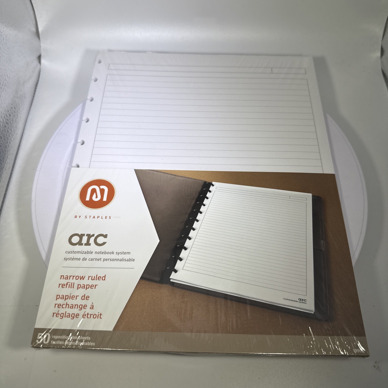 Staples ARC Project Planner Refill Paper 50 Sheets 8.5×11 #19992 Heavy Weight