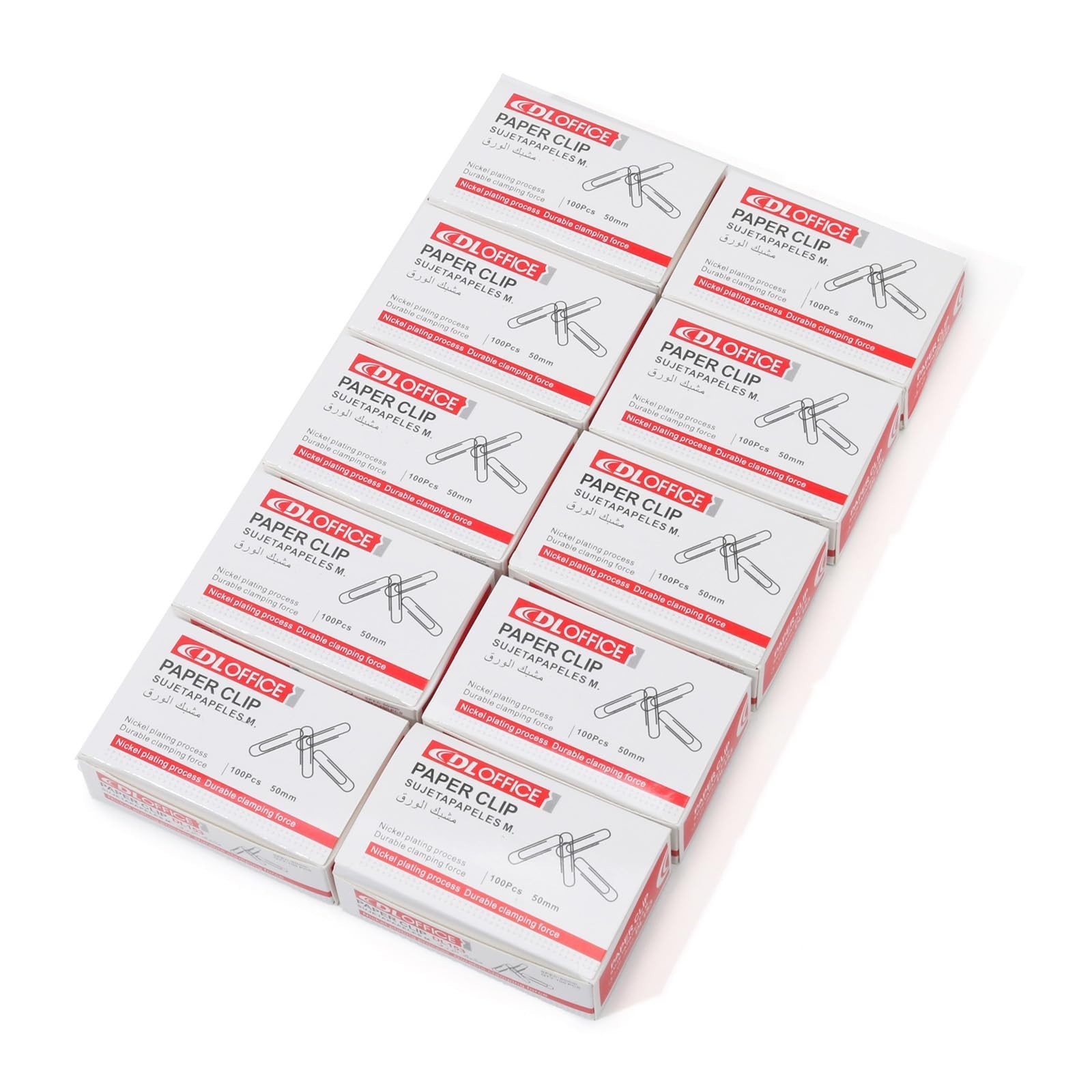 Jumbo Silver Paper Clips – 1000 Count (10 Boxes of 100) – Standard Size 2.0in –