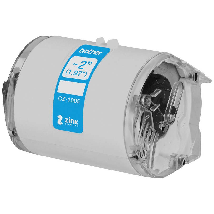 Brother CZ1005 50mm x 16.4ft ZINK Label Roll White