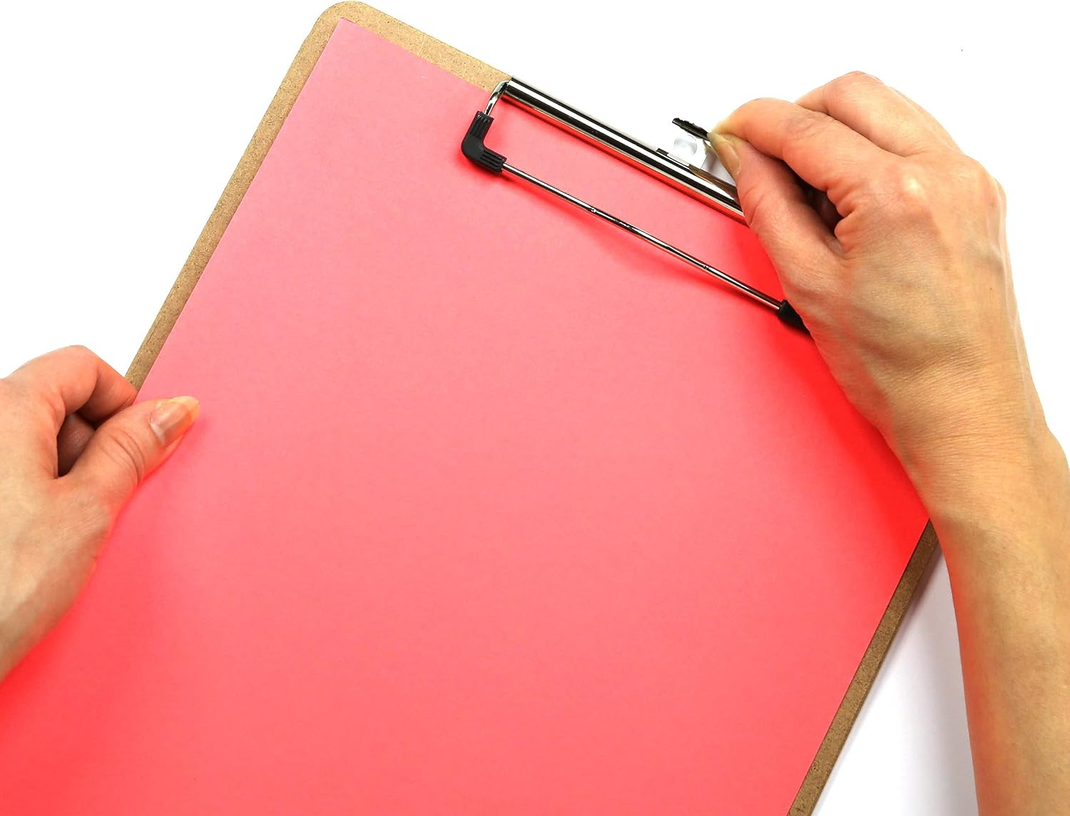 Officemate Recycled Wood Clipboards, Low Profile Clip, 24 Pack Clipboards, Lette