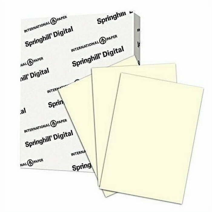 Springhill Digital Opaque Colors Cream, 60lb, Ledger, 11 x 17, 2,500 Sheets