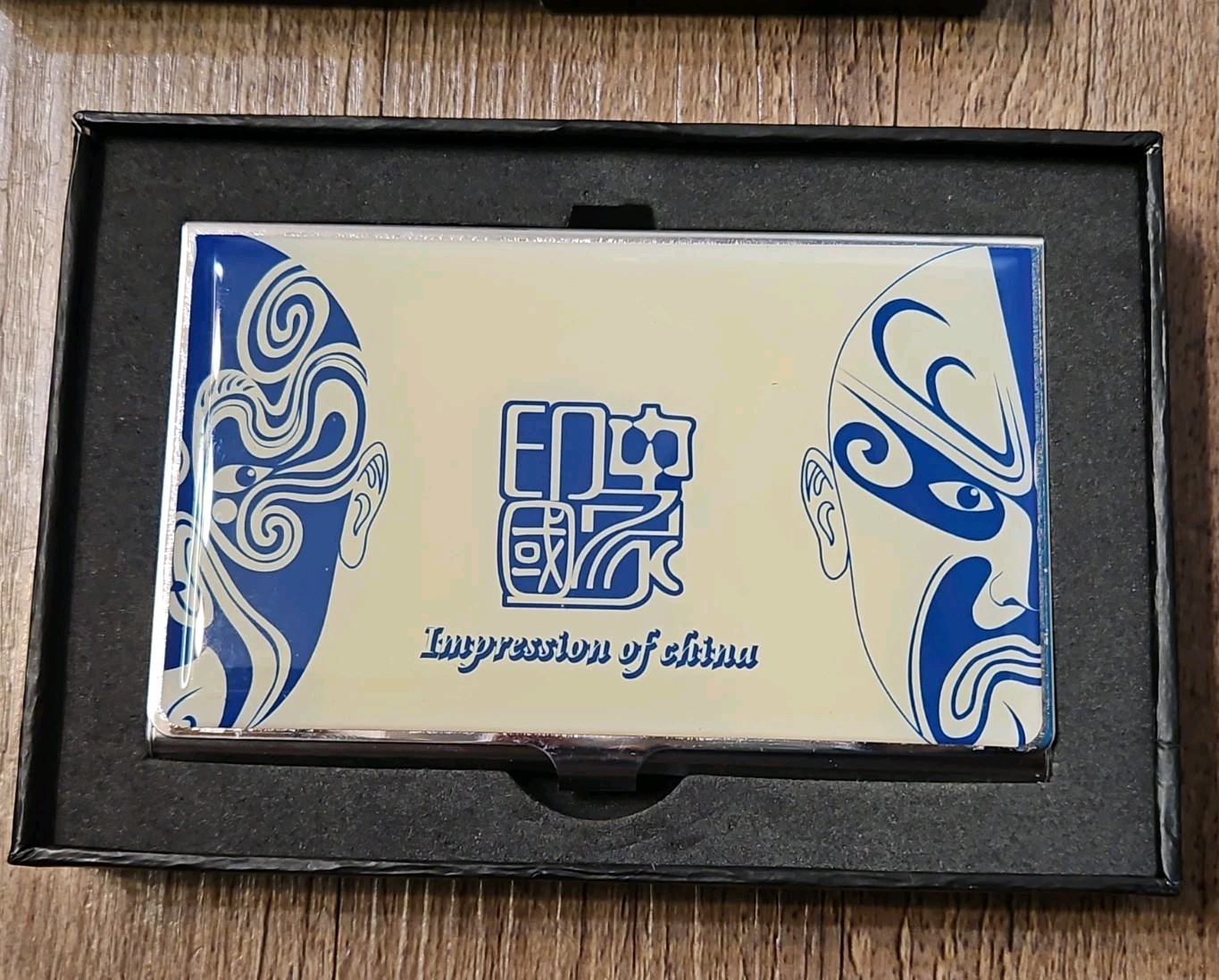 Lot of 2!! Business Card Holder Case – Tianzi Design – Impressions Of China