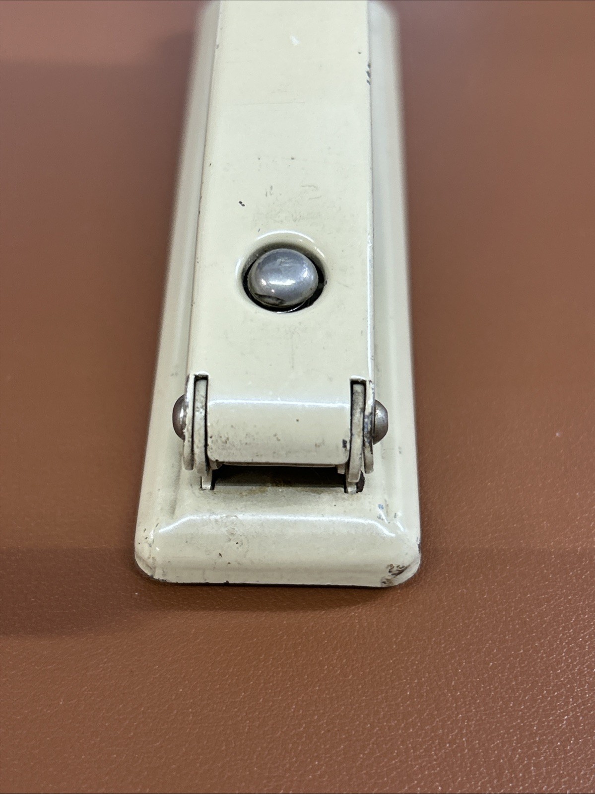 Novus B22 Mid Century Modern Stapler Beige Desk Top Made In Germany 7 3/4”