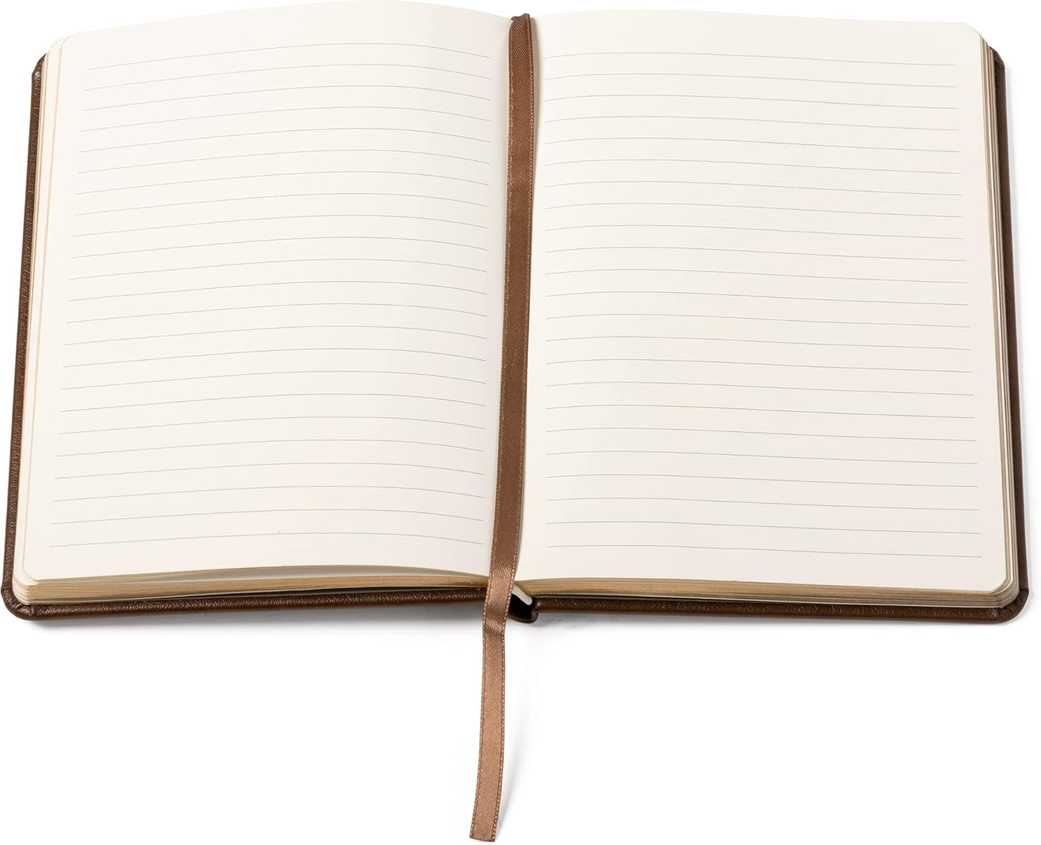 New Eccolo Lined Journal Notebook Cross Emblem Brown 5×7 Fast Shipping