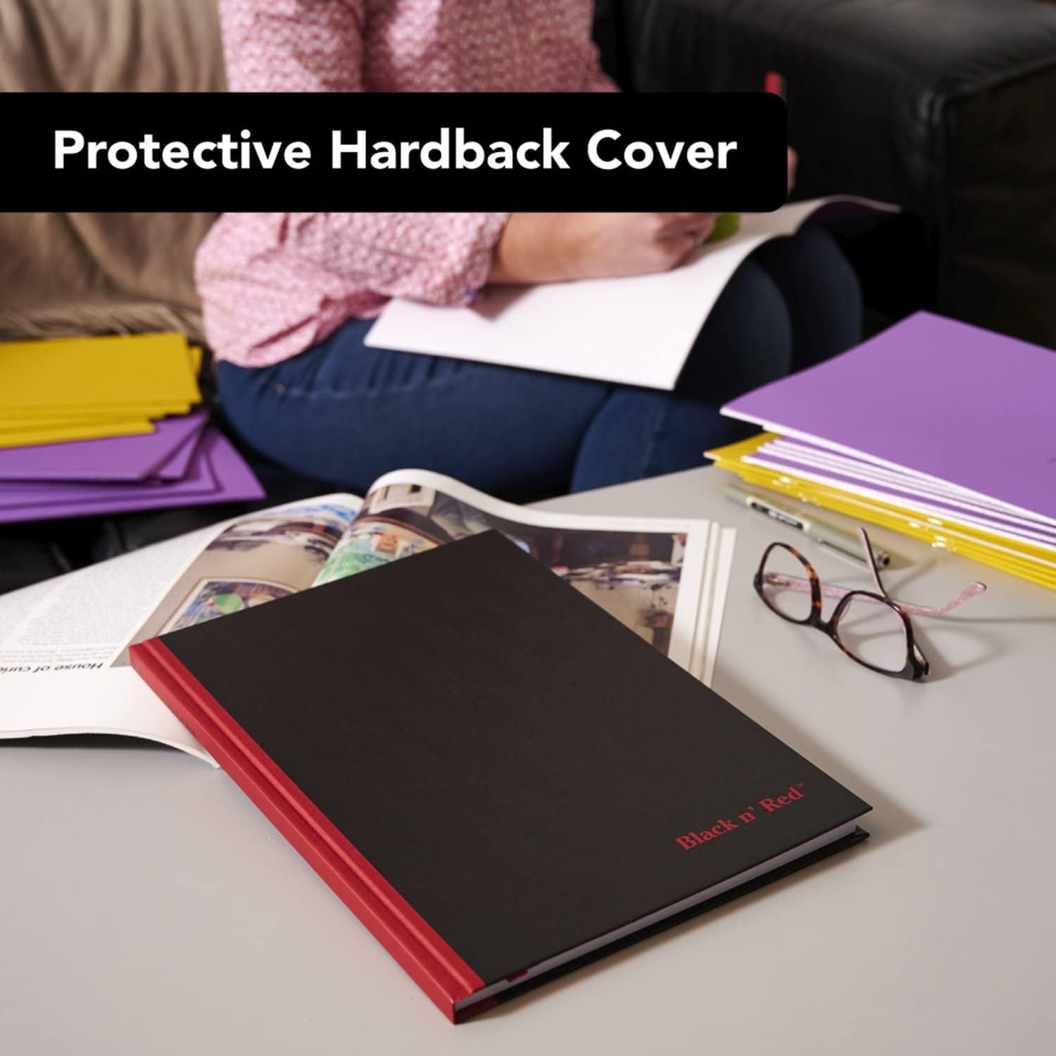 Notebooks, Business Journals, 3 Pack, 11-3/4″ X 8-1/4″, 96 Sheets, Ruled, Optik
