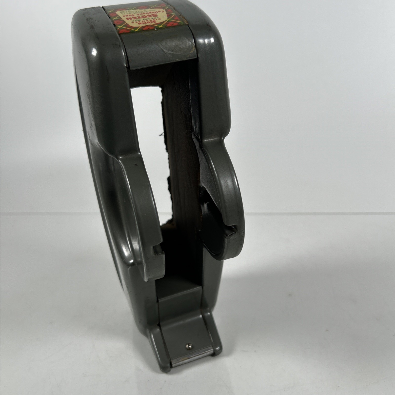 Vintage Scotch Cellophane Tape Dispenser Metal Desktop Heavy 4 lbs + Retro USA