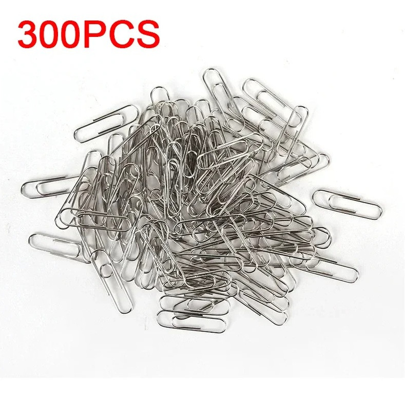 300pcs Large Paper Clips – Durable and Versatile for Office, School and Home Use