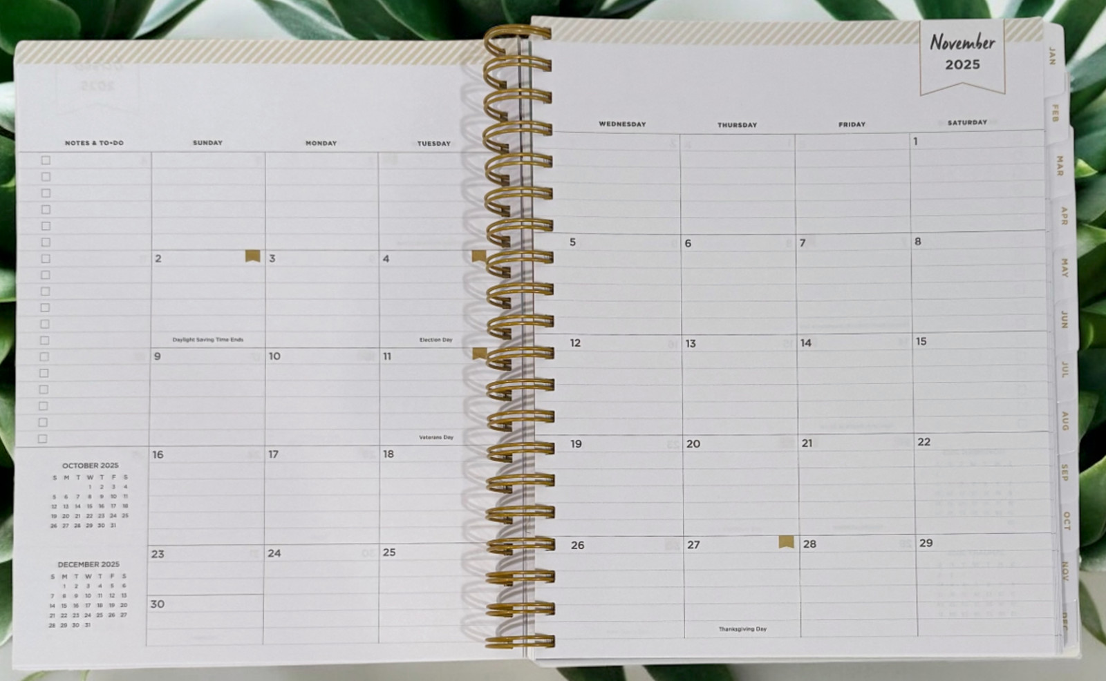 2026 Aurora Harvest Gradient Daily/Monthly Planner Gift Set