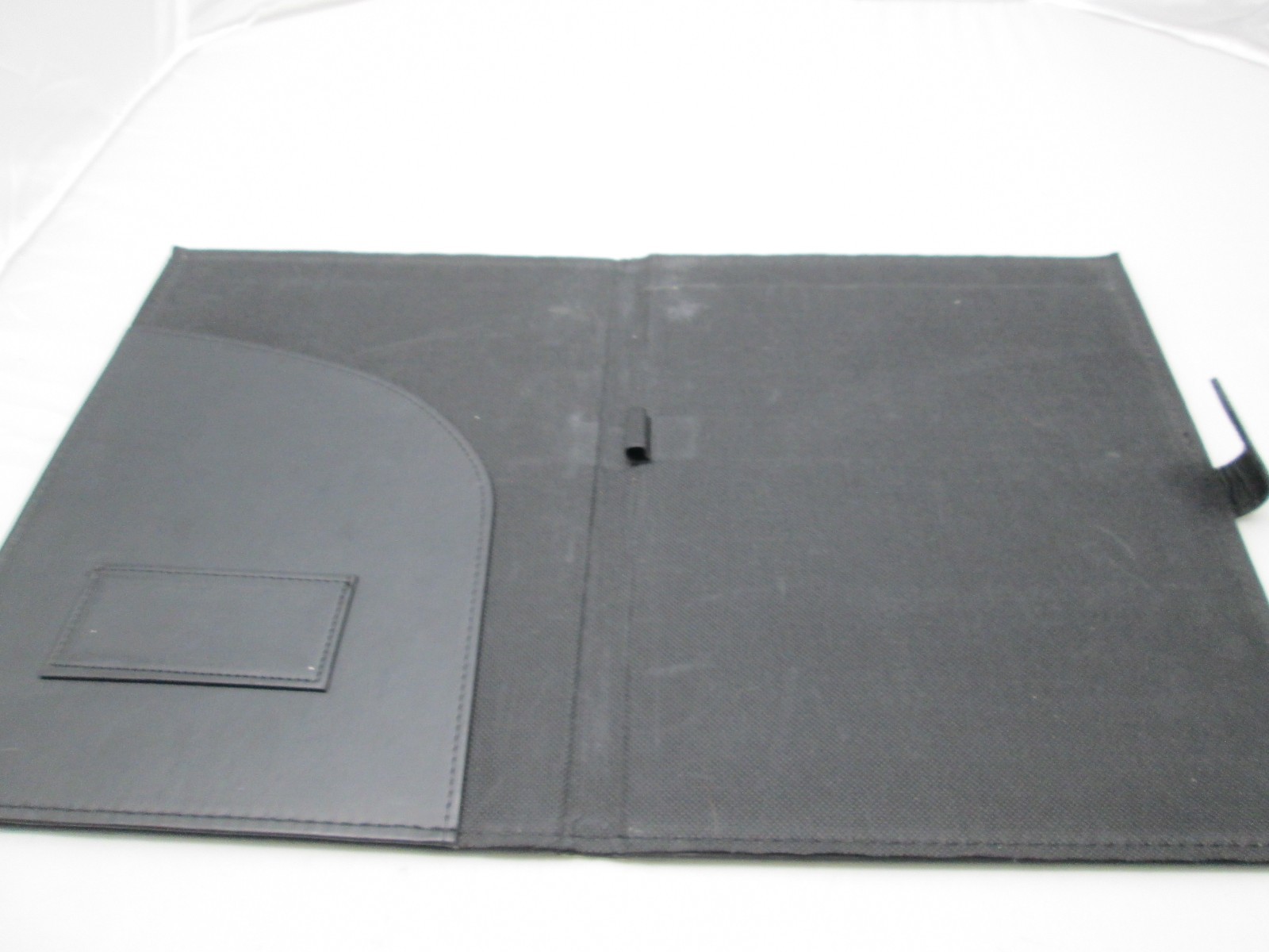Black Portfolio Folder Organizer Planner Notepad 8.5″x11″ Legal Pad Folio