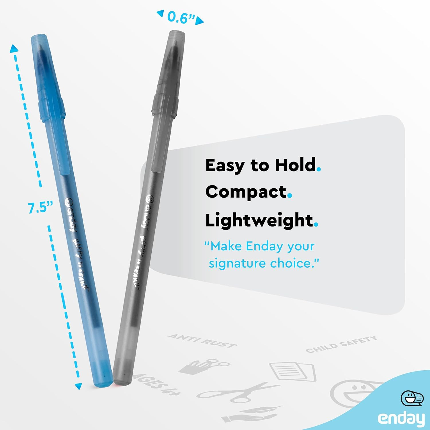 Ballpoint Pens Bulk Blue and Black Pens (240 Pack) 120 Black & 120 Blue – Med…
