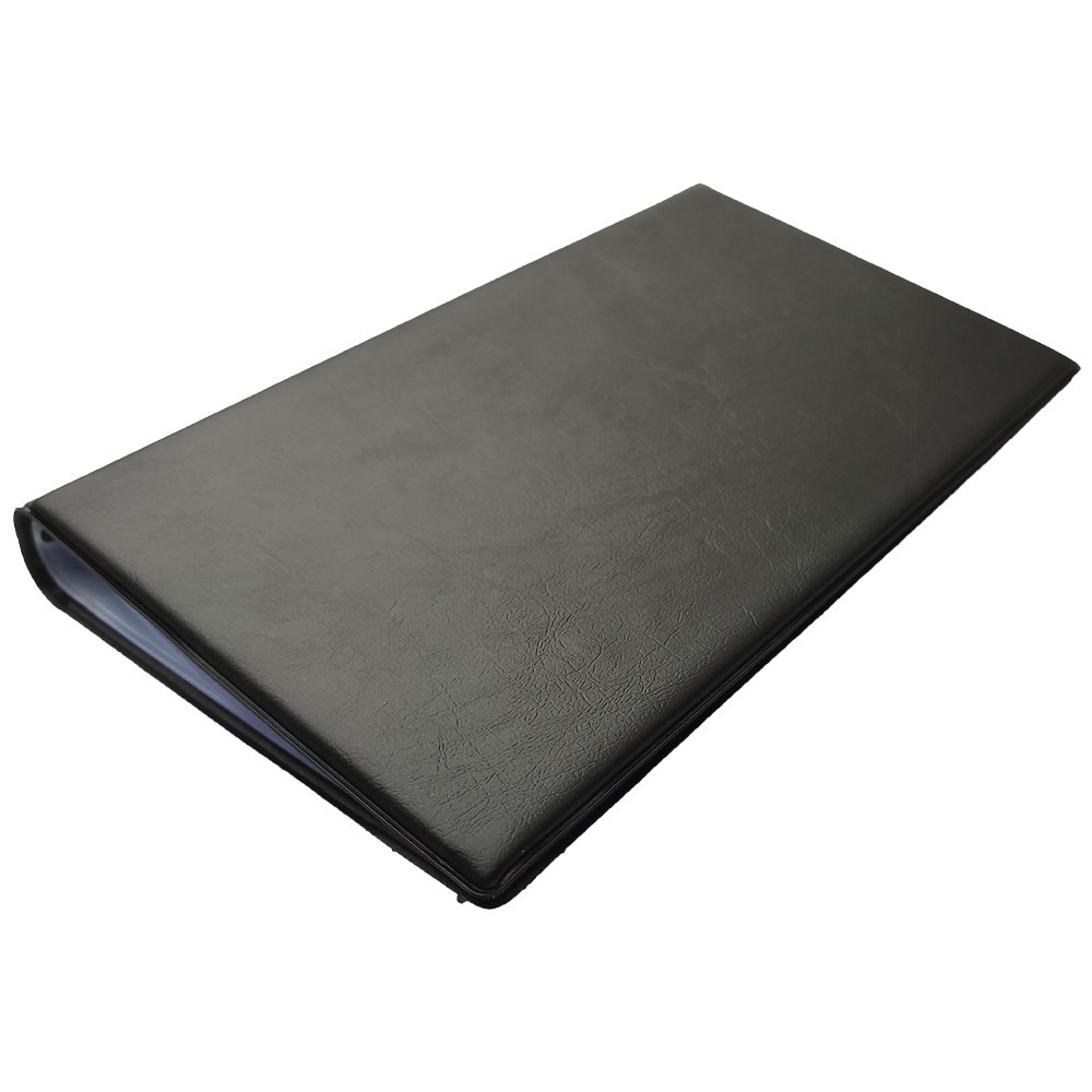 Hardcover Business Card Holder 120 Capacity Office Desk Organizer for Business