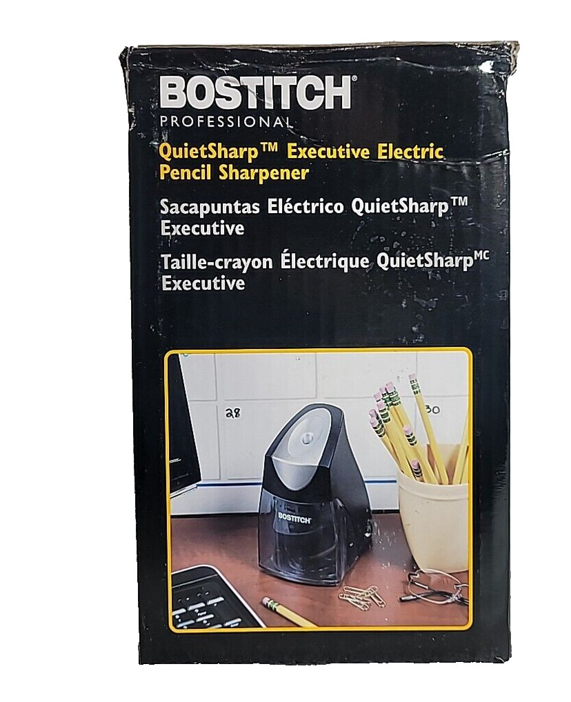 Stanley-Bostitch Quietsharp Executive Electric Pencil Sharpener EPS9V-BLK