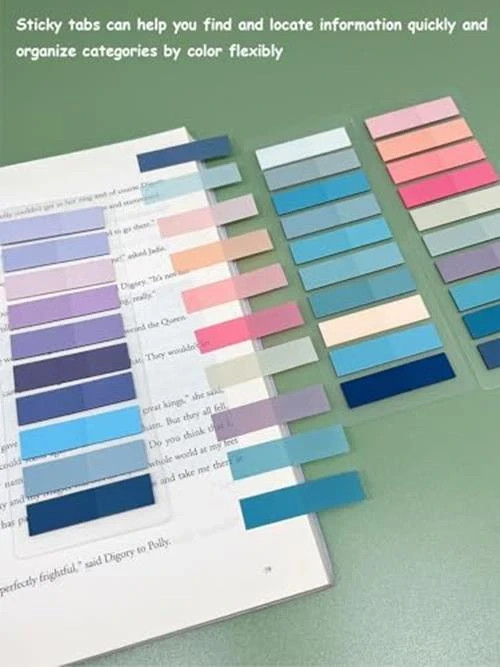 4800pcs Book Annotation Tabs, Sticky Book Tabs for Annotating, Morandi Sticky