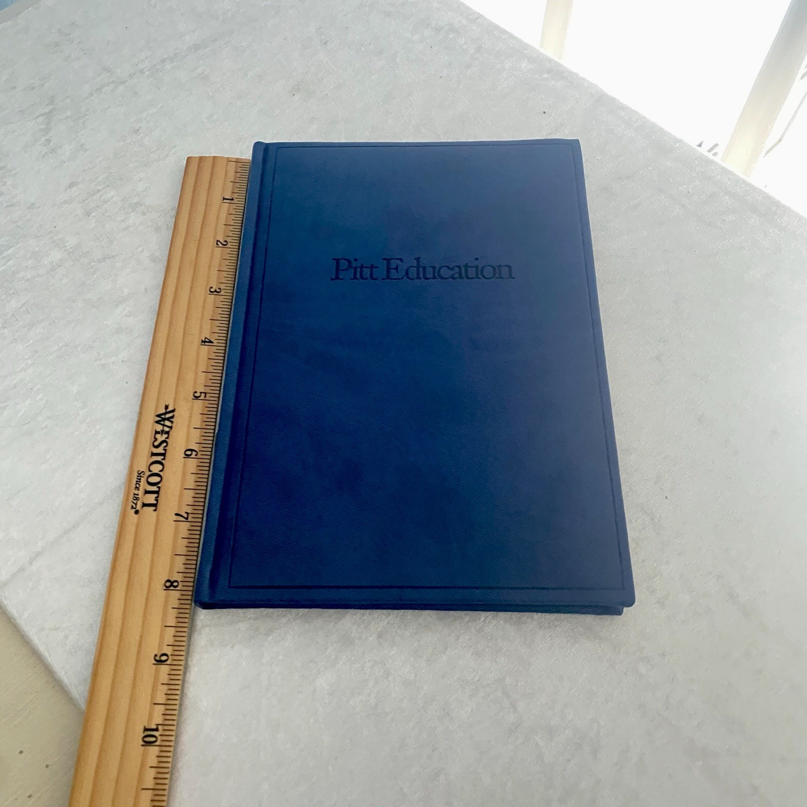Castelli Memo Notebook Blue Pitt Education Padded Hardcover Made in Italy