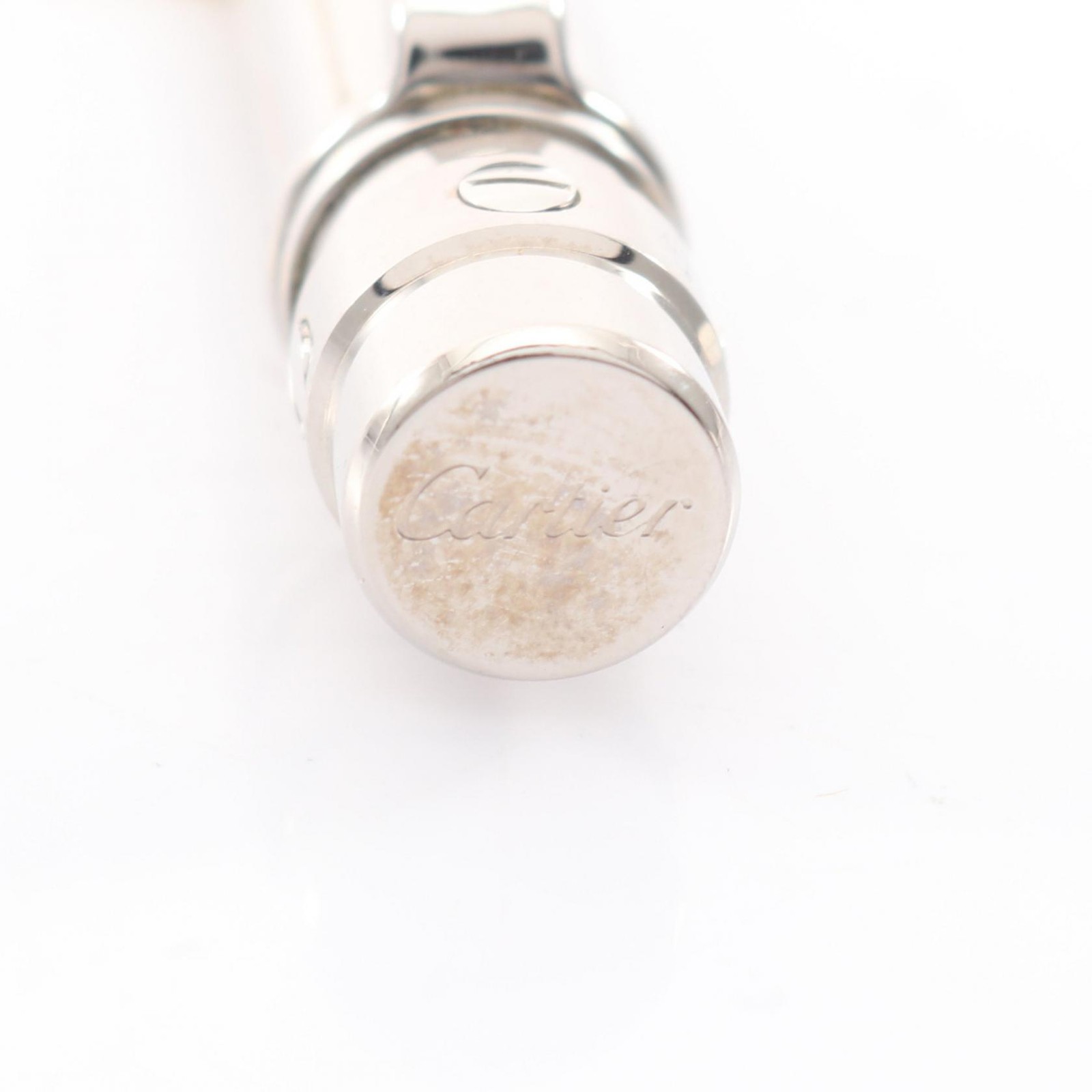 CARTIER Santos de Cartier Ballpoint pen Gold Plated Used unisex