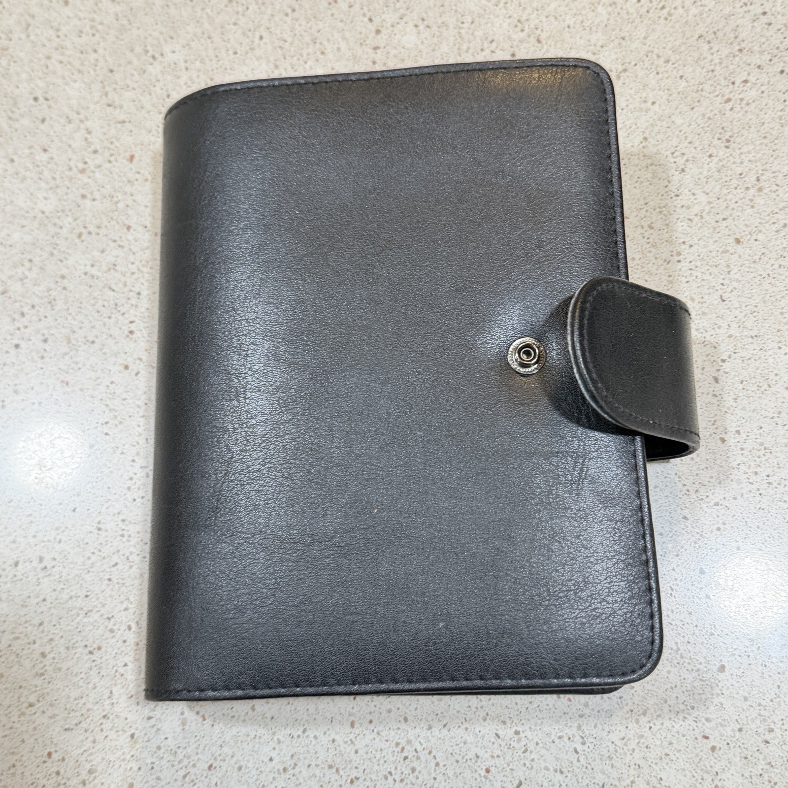 Vintage The Far Side Organizer Binder Day Runner Planner Zipper Leather 90s