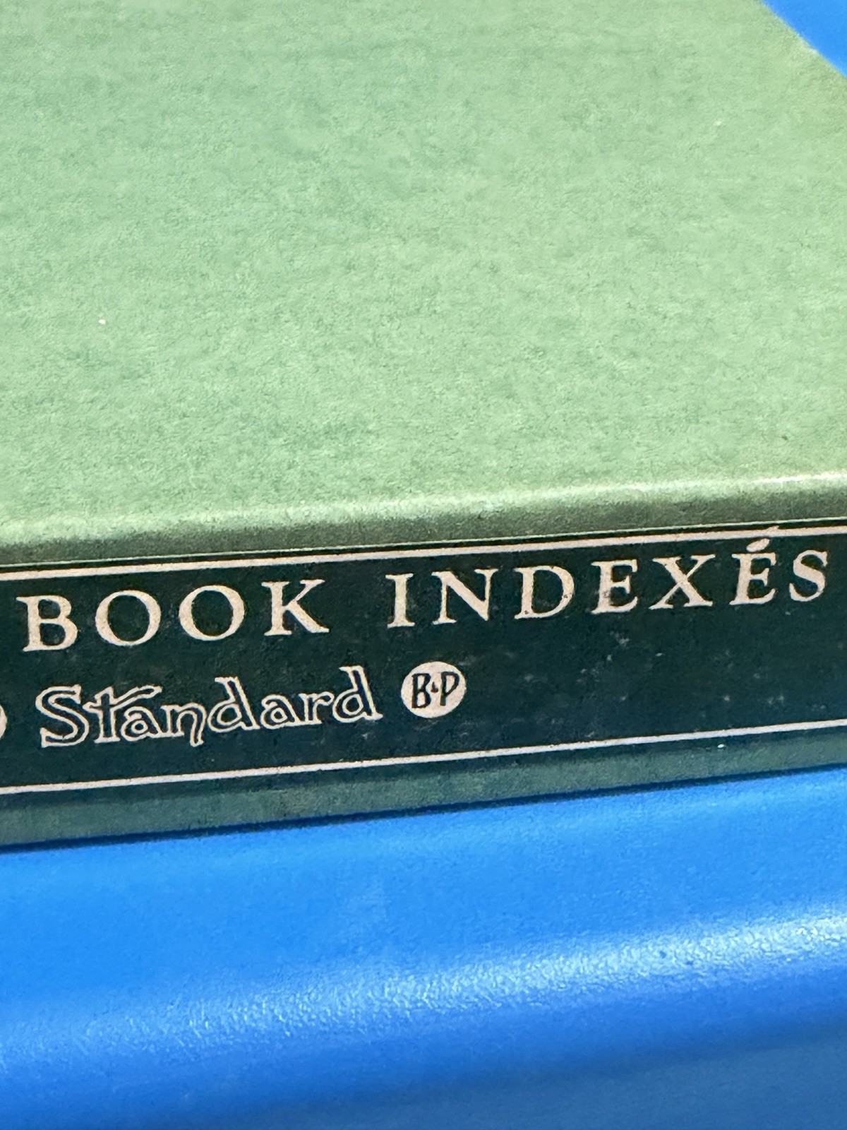 5 VTG Leather Tab Sets Page Dividers A-Z Booram & Pease 8.5” x 5.5”-NEW WITH BOX