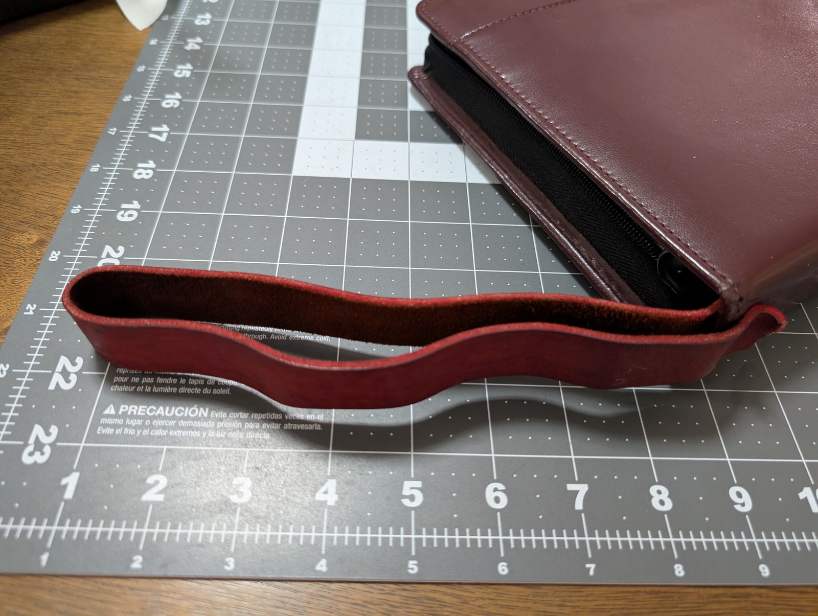 Day Planner Inc. Classic Edition Zippered Organizer Planner Burgundy VTG