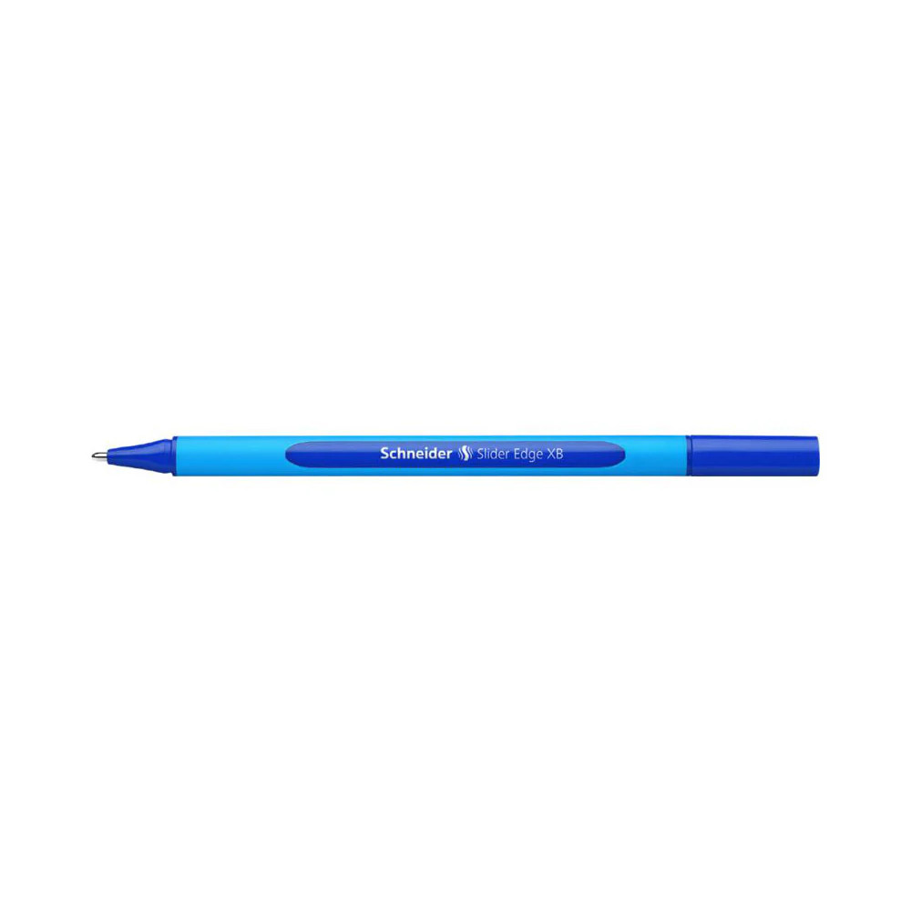 Schneider Slider Edge Triangular-Barrel Viscoglide Ballpoint Pen, Blue XB