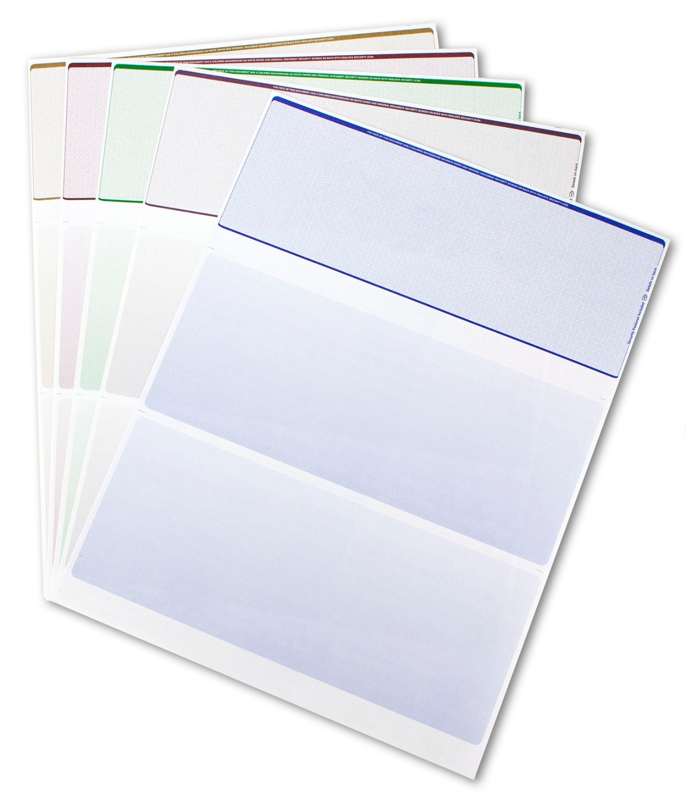 500 Sheets / Top Style Blank Computer Checks