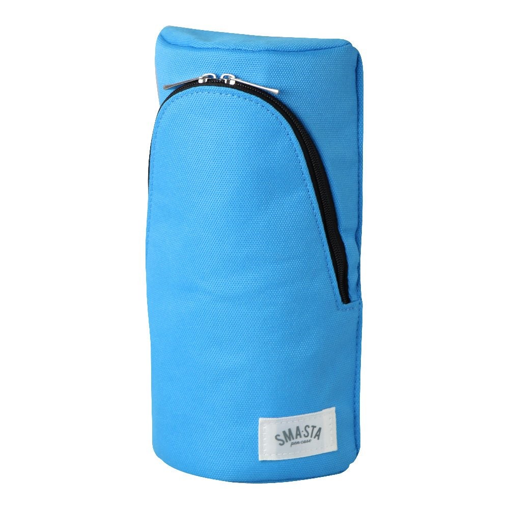 SMA Sta FD-7041-LB Pencil Case, Standing Pen Case, Light Blue
