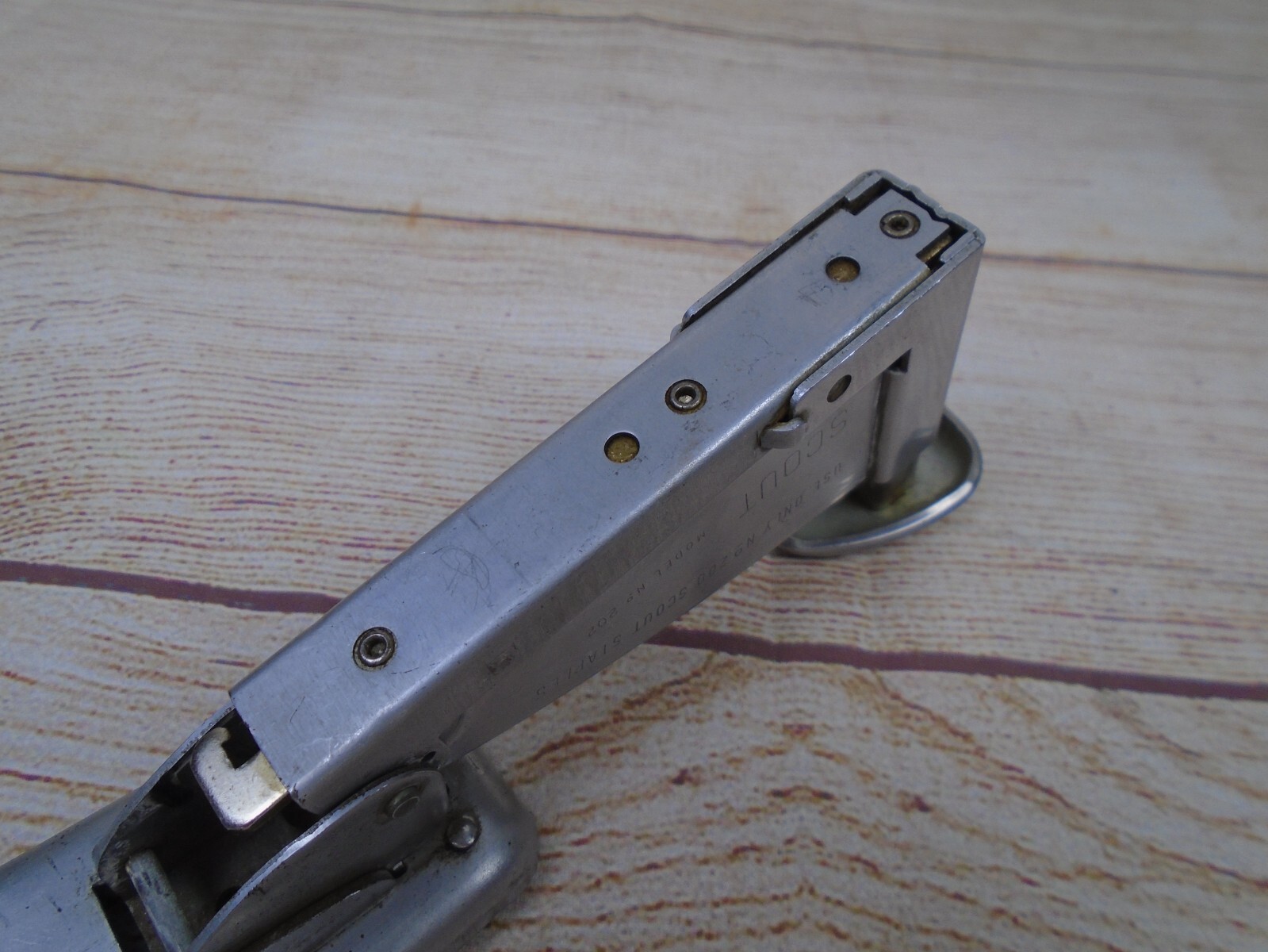 Vintage Ace Scout Staple Machine Model 202 Office Stapler Made in USA