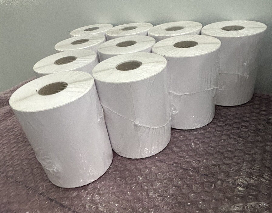 10 Rolls 4×6 Direct Thermal Shipping Labels – 250 Per roll – 2500 Blank labels