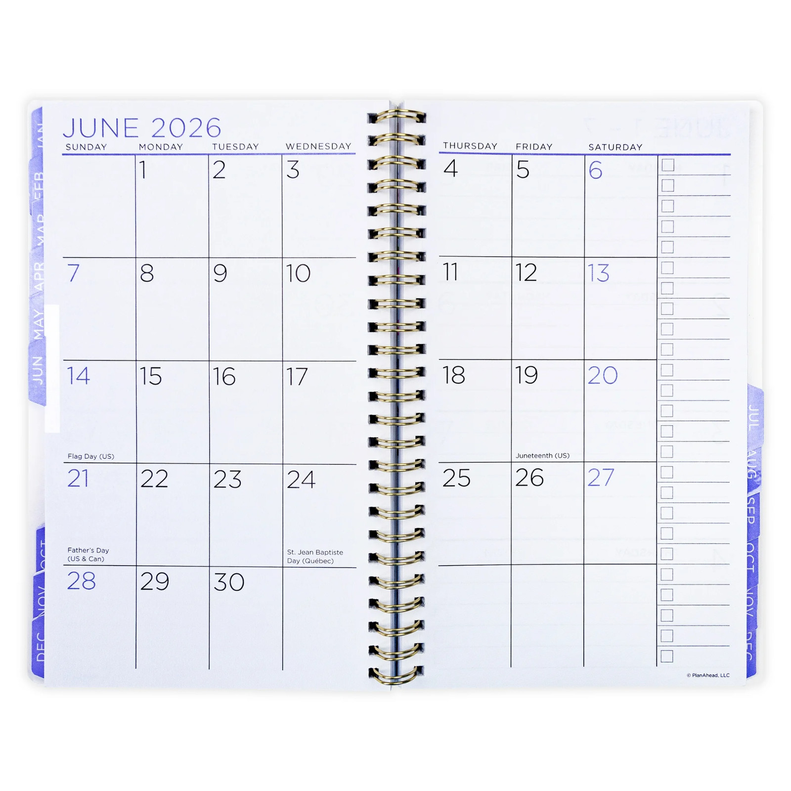 See it Bigger Weekly Planner Medium (5.5 x 8.75) 15 Months, Oct 2025-Dec 2026