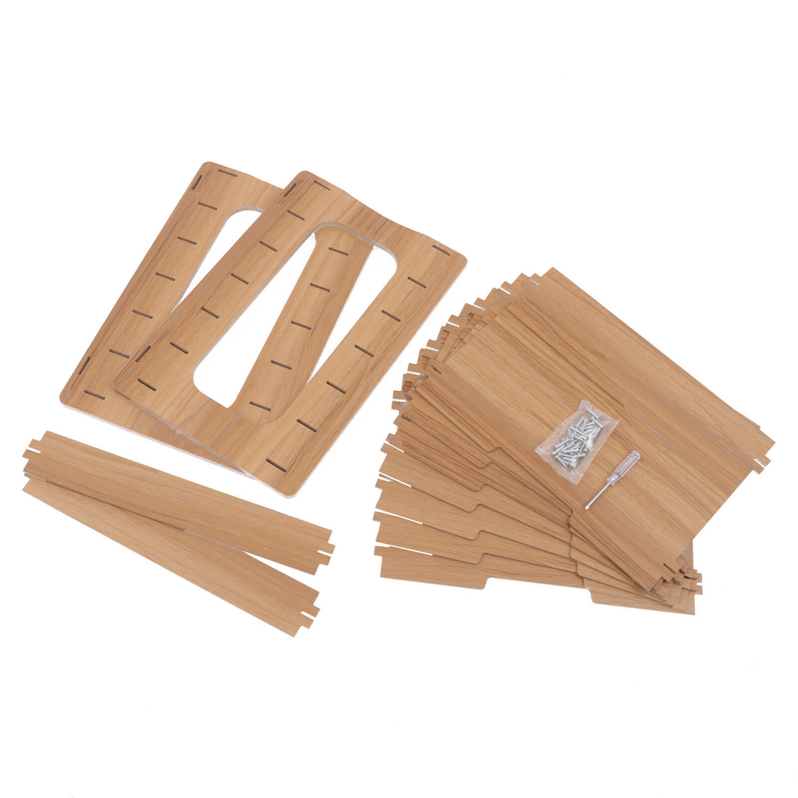 Wood Desktop Organizer Paper File Holder For Home & Office Document Storage Rack
