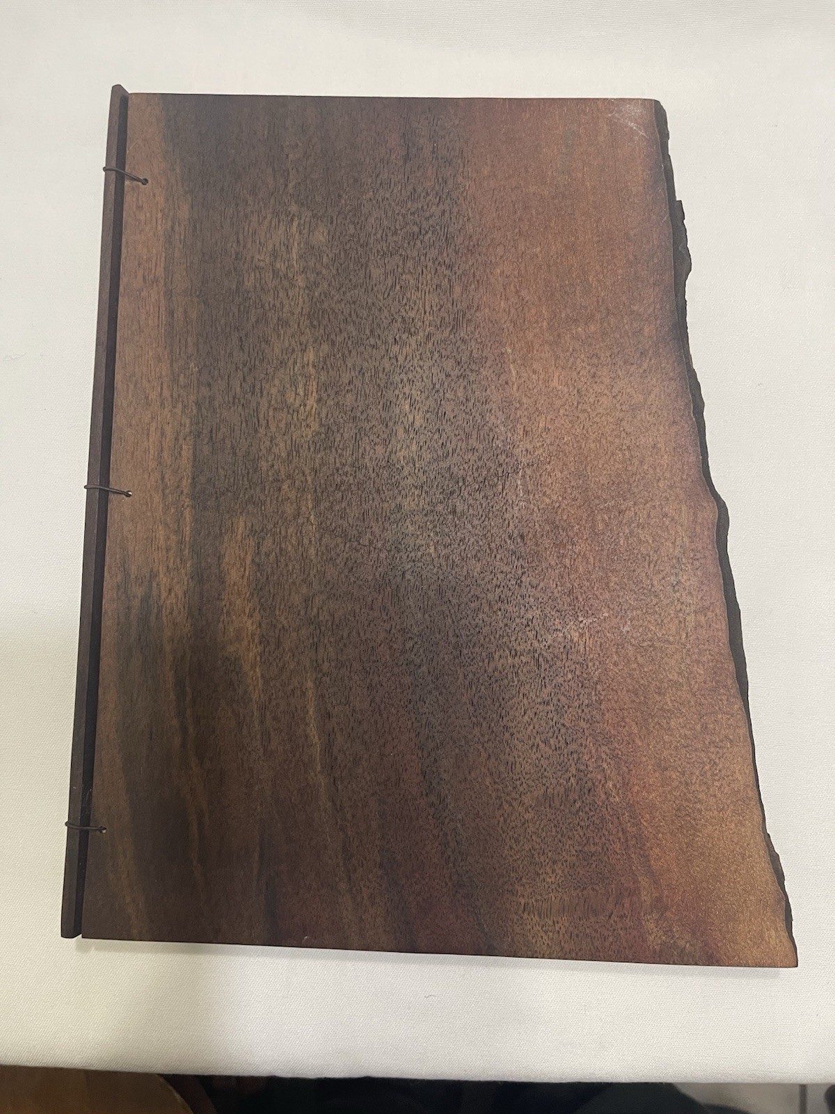 Souvenir Collection Handcraft Wooden Blinder Notebooks. 1” X 9” X 11”