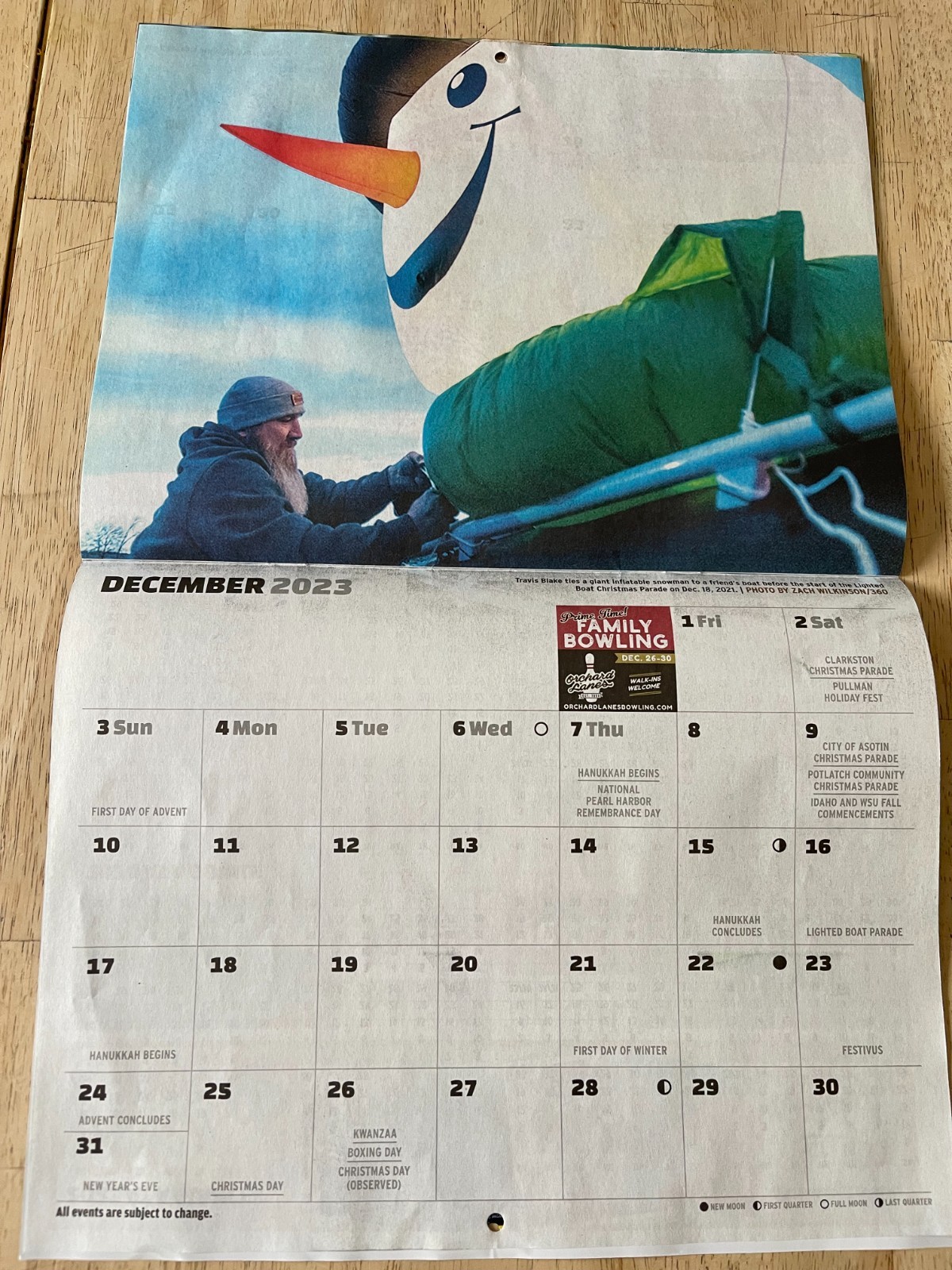 Inland 360 – Idaho Photography – 2023 – 12-Month Wall Calendar