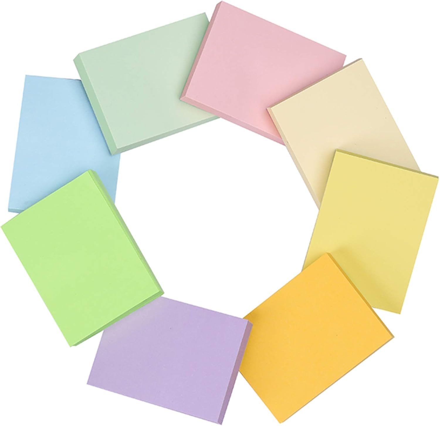 Assorted Light Color Sticky Notes 1.5×2 Inches – 48 Pads, Ideal for Reminders