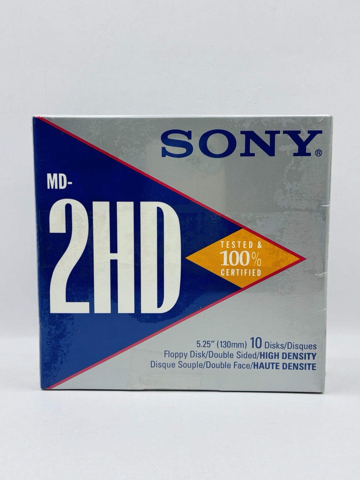 Sony MD-2HD 10 Pack 5.25 (130mm) Floppy Disks Double Sided New Sealed
