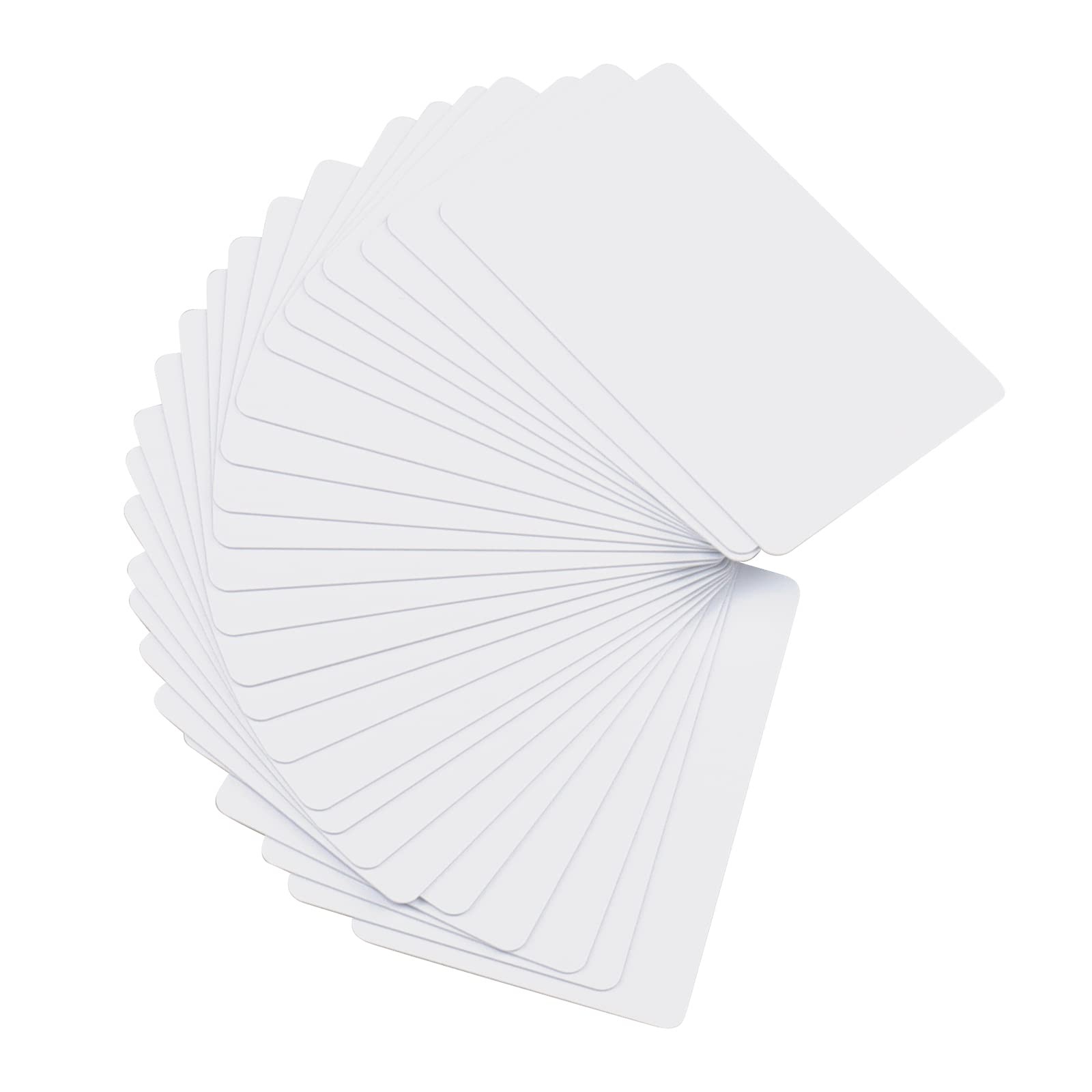 24 PCS Premium Blank PVC Cards Graphic CR80 30 Mil White Plastic Printer