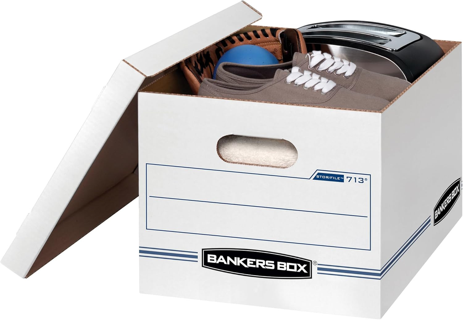 Bankers Box 30-Pack Basic Duty File Storage Boxes with Lids, Letter/Legal, Stor,