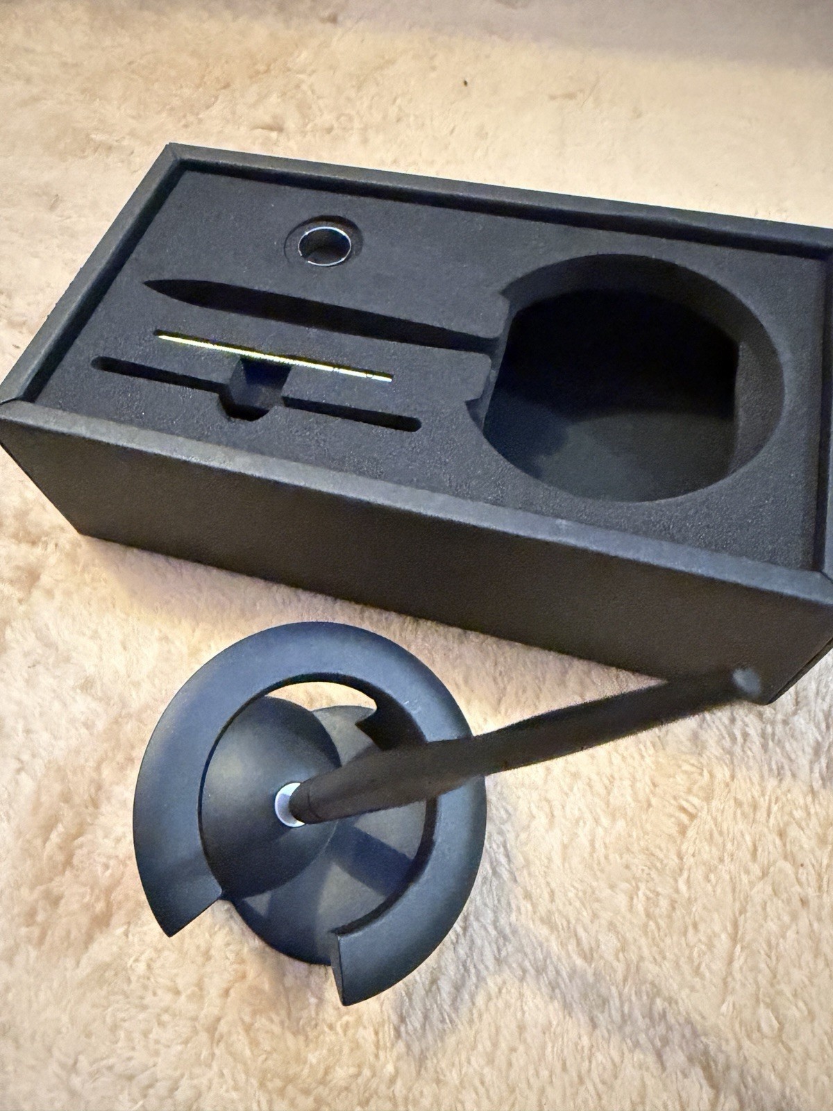 Hoverpen Interstellar – Space Black, Ballpoint Pen, Unique Conversational